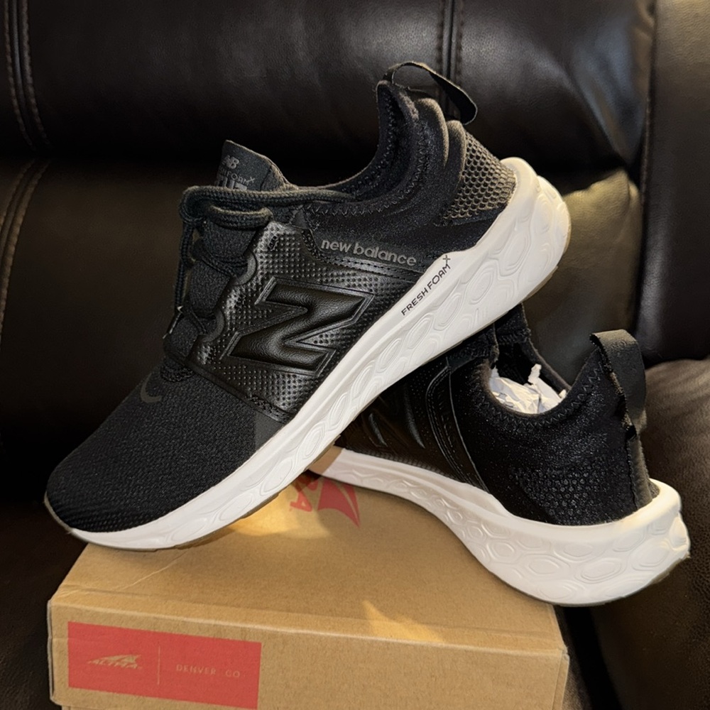 New Balance Unisex Fresh Foam X Cruz Black Running Shoes Sneakers M9 And W10.5 - Picture 7 of 7
